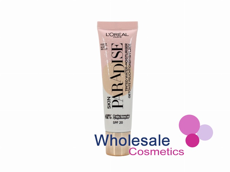 6 x L'Oreal Skin Paradise Tinted Water Moisturiser - 03 FAIR